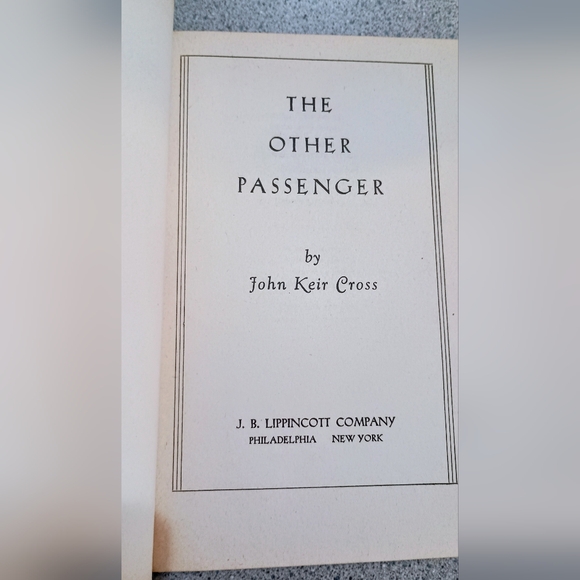 The Other Passenger -- John Keir Cross - Picture 4 of 9